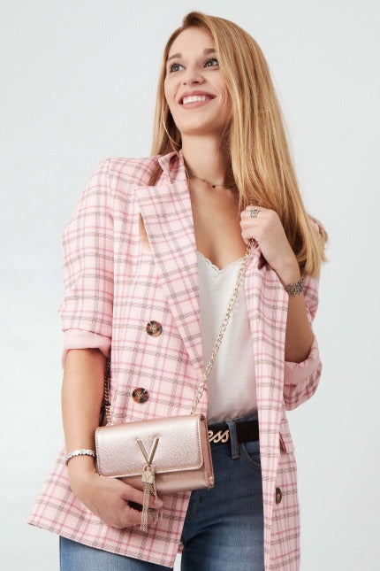 VALENTINO BAGS DIVINA en color ROSA  (5)