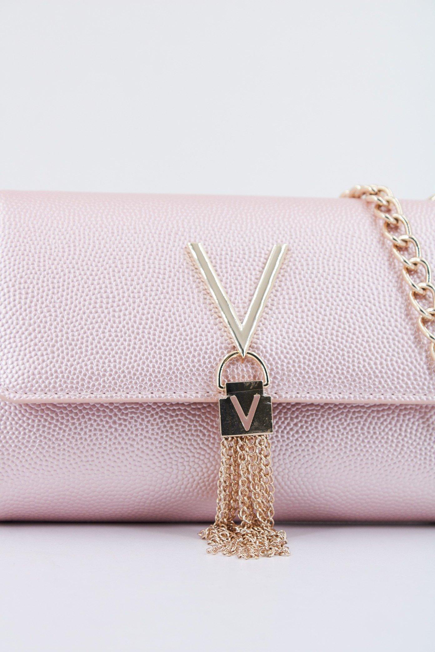 VALENTINO BAGS DIVINA en color ROSA  (4)