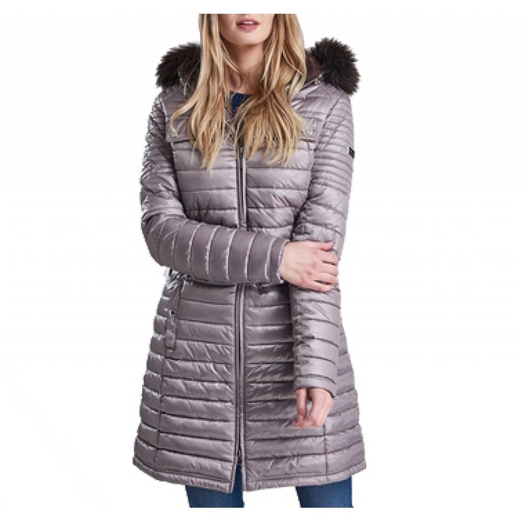 BARBOUR INTERNATIONAL TOURER QUILTED LQUBE en color GRIS  (2)