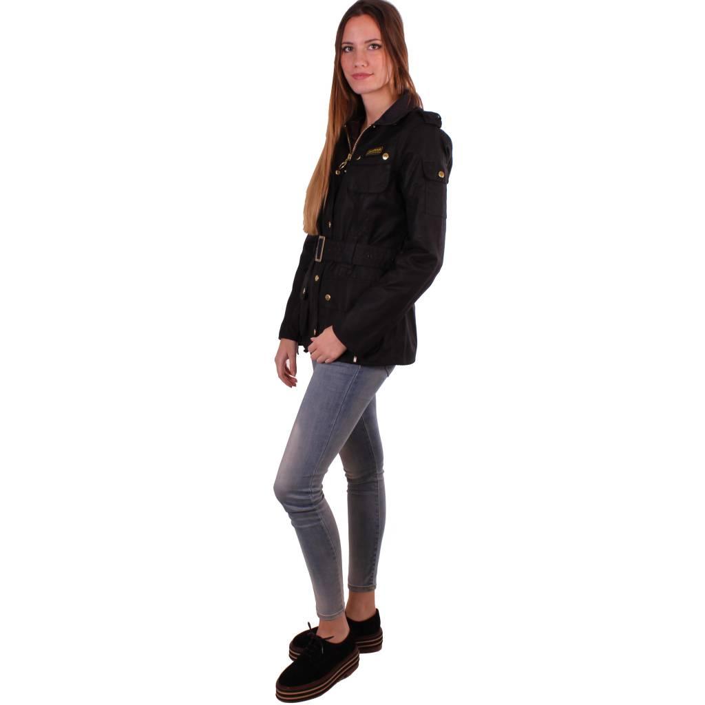 BARBOUR INTERNATIONAL WAX LWXBK en color NEGRO  (1)