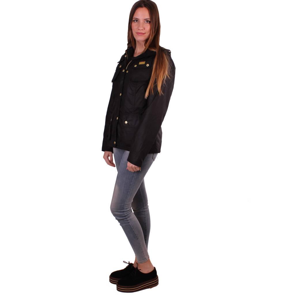 BARBOUR INTERNATIONAL WAX LWXBK en color NEGRO  (1)