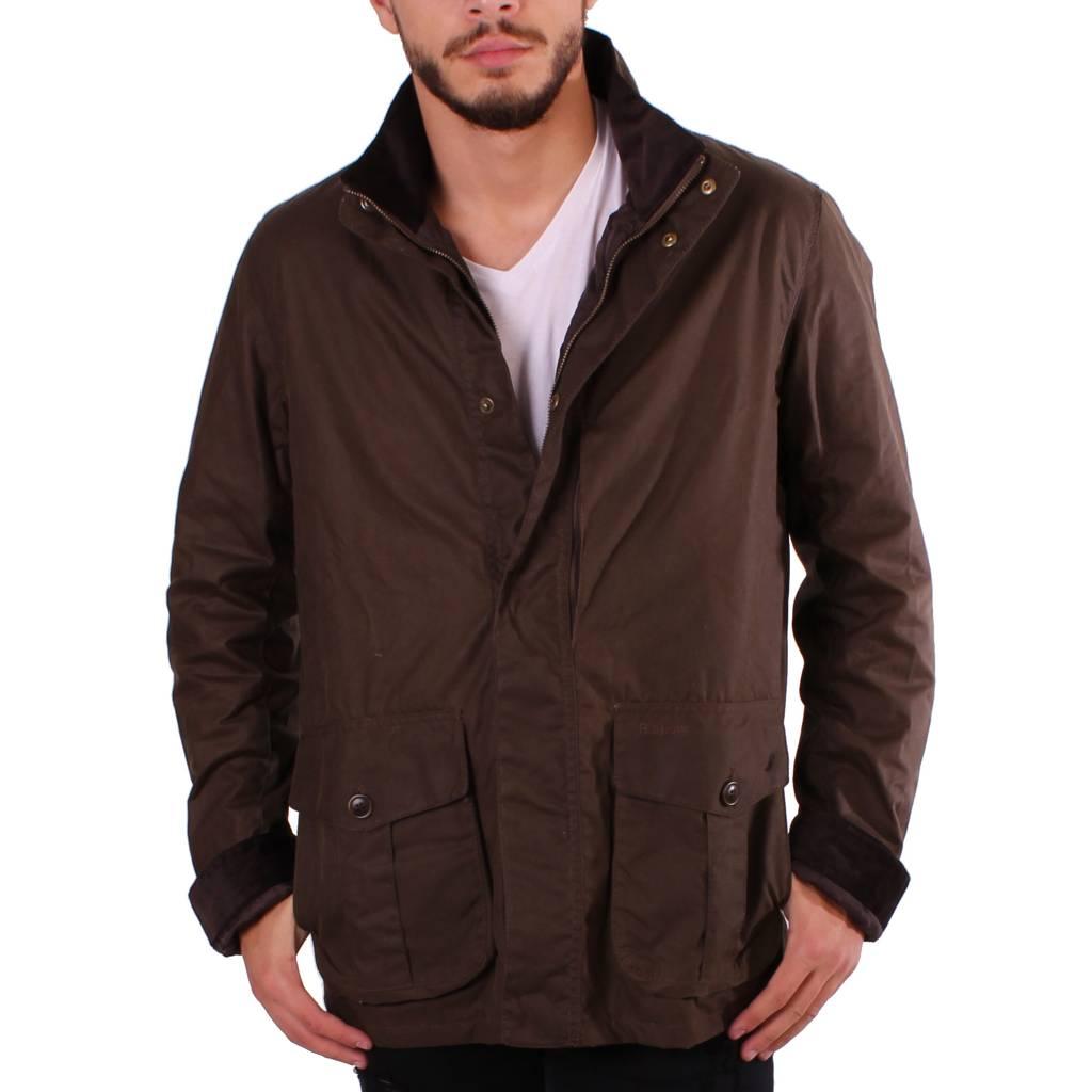 BARBOUR INTERNATIONAL WAX MWXOL en color MARRON  (2)