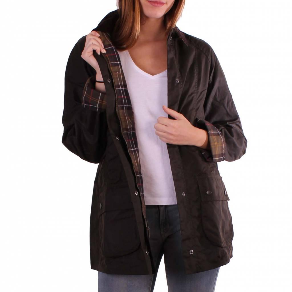 BARBOUR BEADNELL WAX LWXOL en color VERDE  (2)