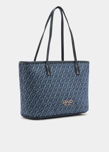 LIU-JO  TA S TOTE  en color AZUL  (2)