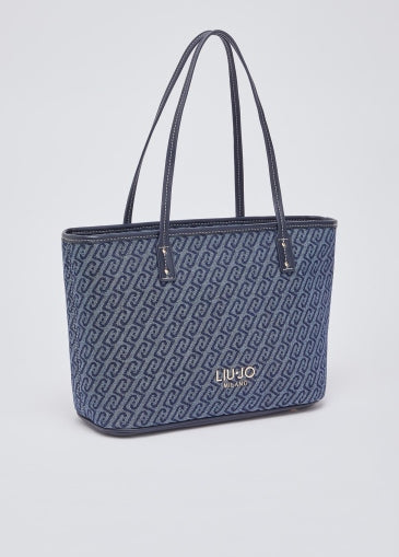 LIU-JO  TA S TOTE  en color AZUL  (4)