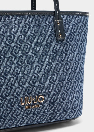 LIU-JO  TA S TOTE  en color AZUL  (6)