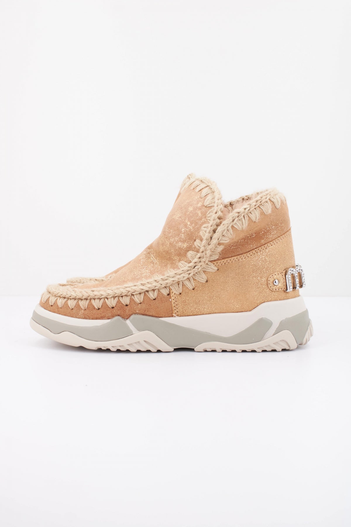 MOU ESKIMO TRAINER LOGO RHINE en color MARRON CLARO  (1)