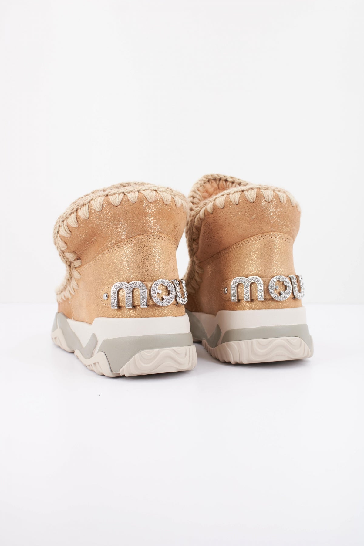 MOU ESKIMO TRAINER LOGO RHINE en color MARRON CLARO  (4)