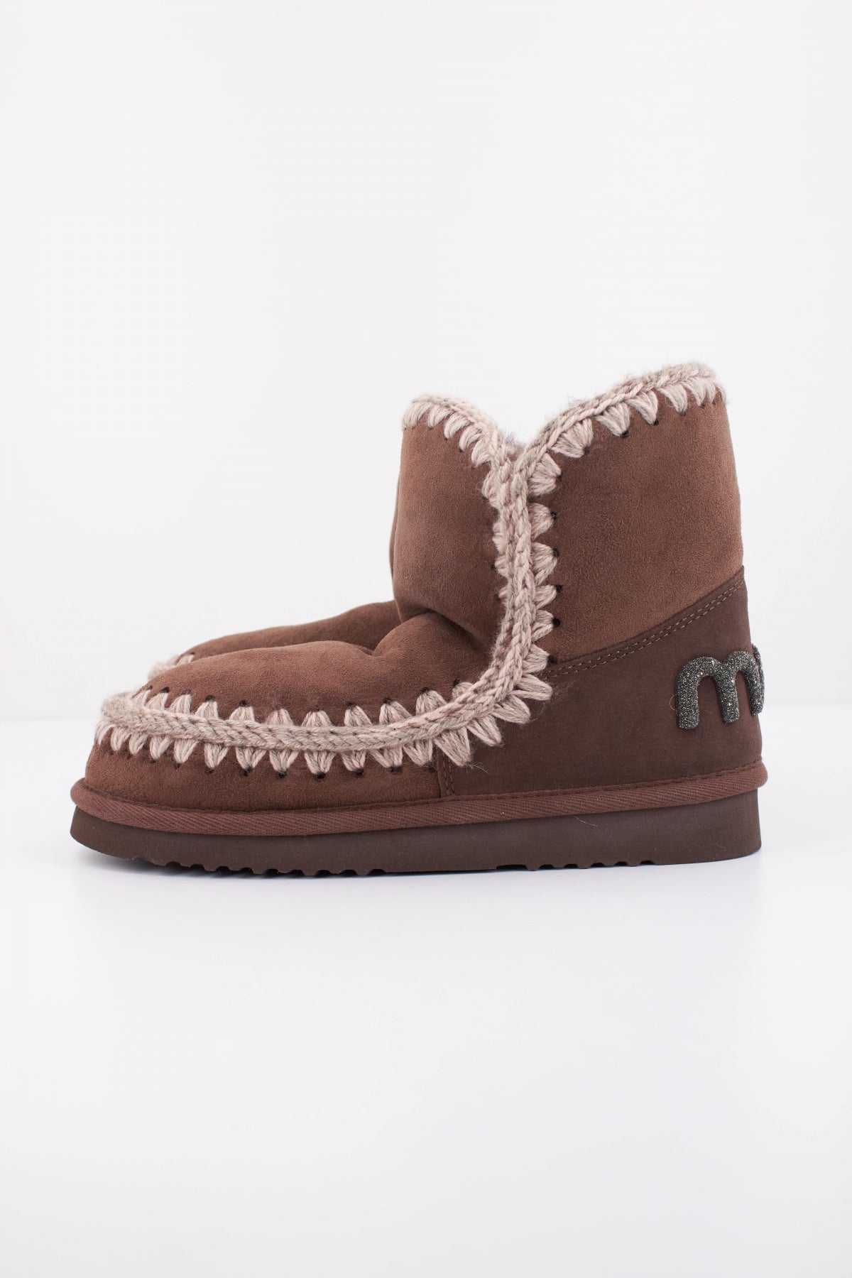 MOU ESKIMO  GLITTER LOGO en color MARRON  (1)