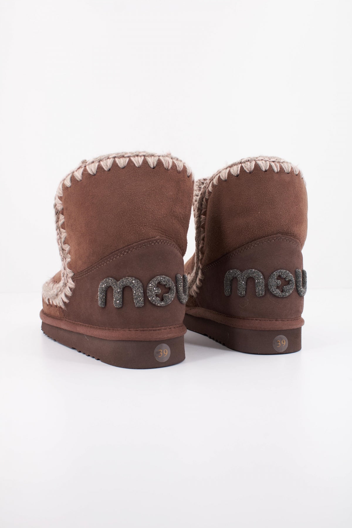 MOU ESKIMO  GLITTER LOGO en color MARRON  (4)