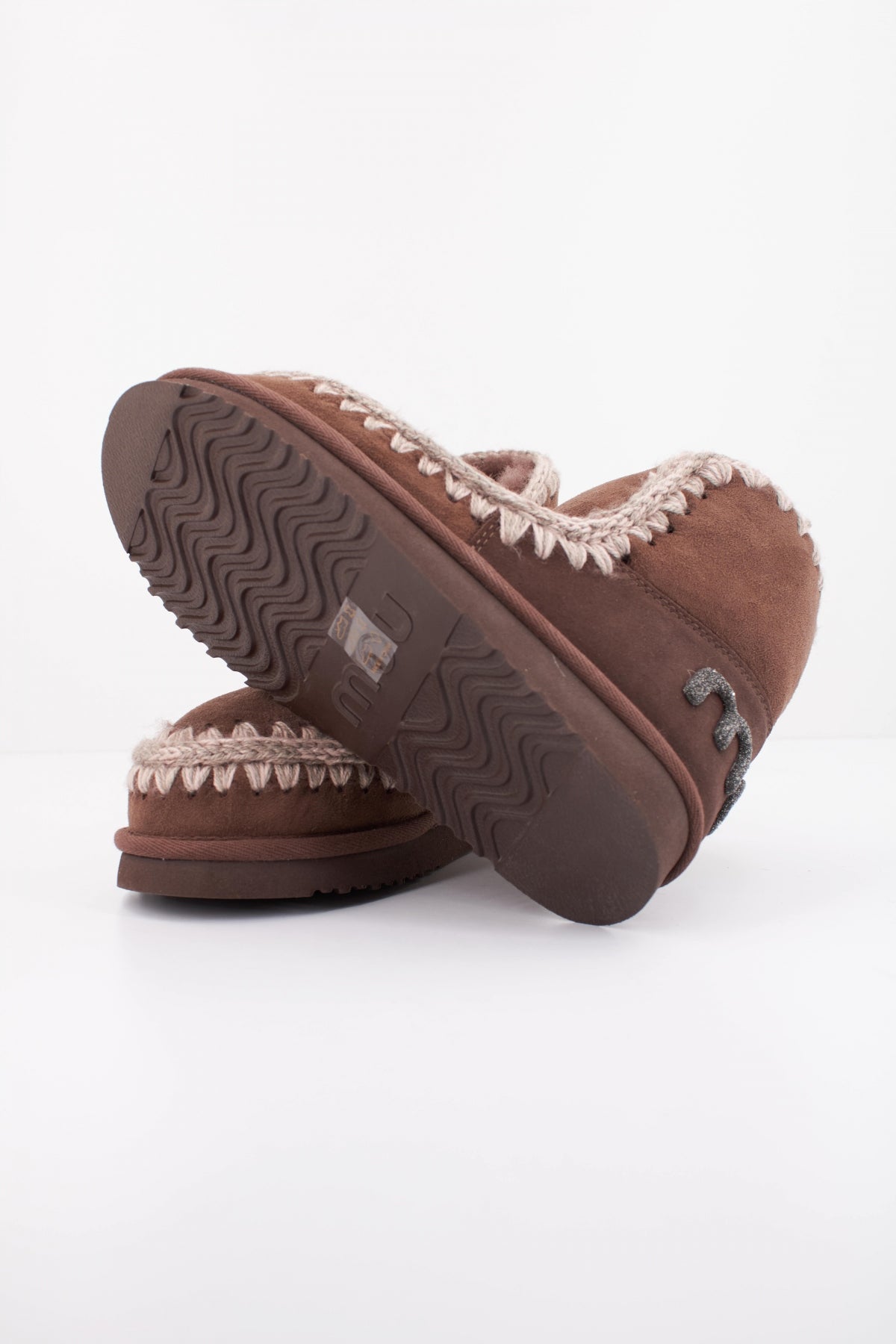 MOU ESKIMO  GLITTER LOGO en color MARRON  (5)