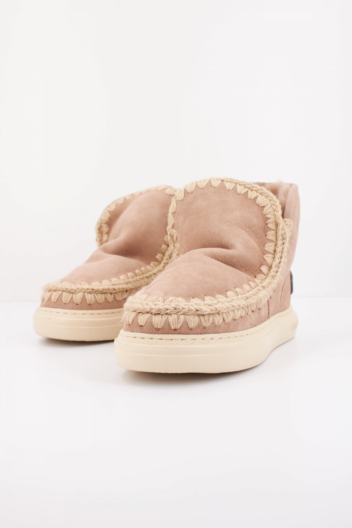 MOU ESKIMO SNEAKER BOLD GLIT. en color BEIS  (2)