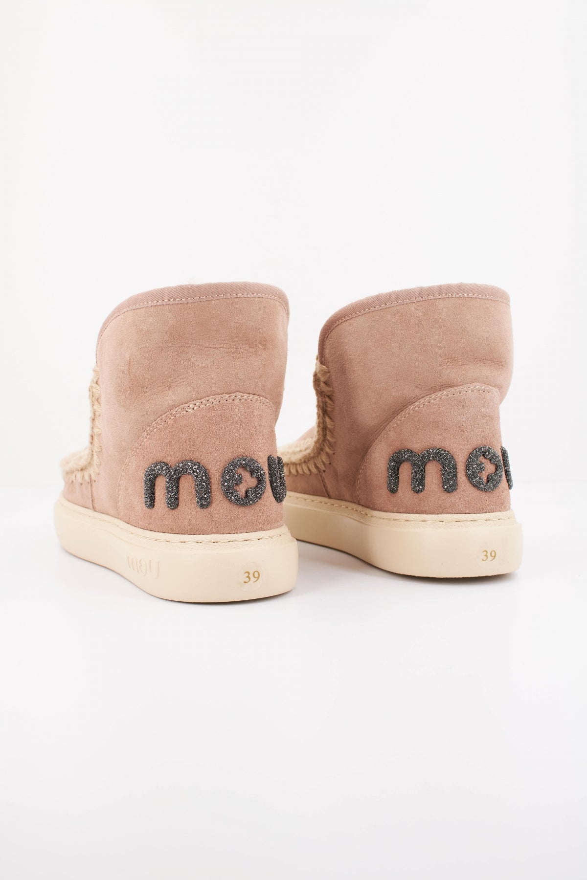 MOU ESKIMO SNEAKER BOLD GLIT. en color BEIS  (4)