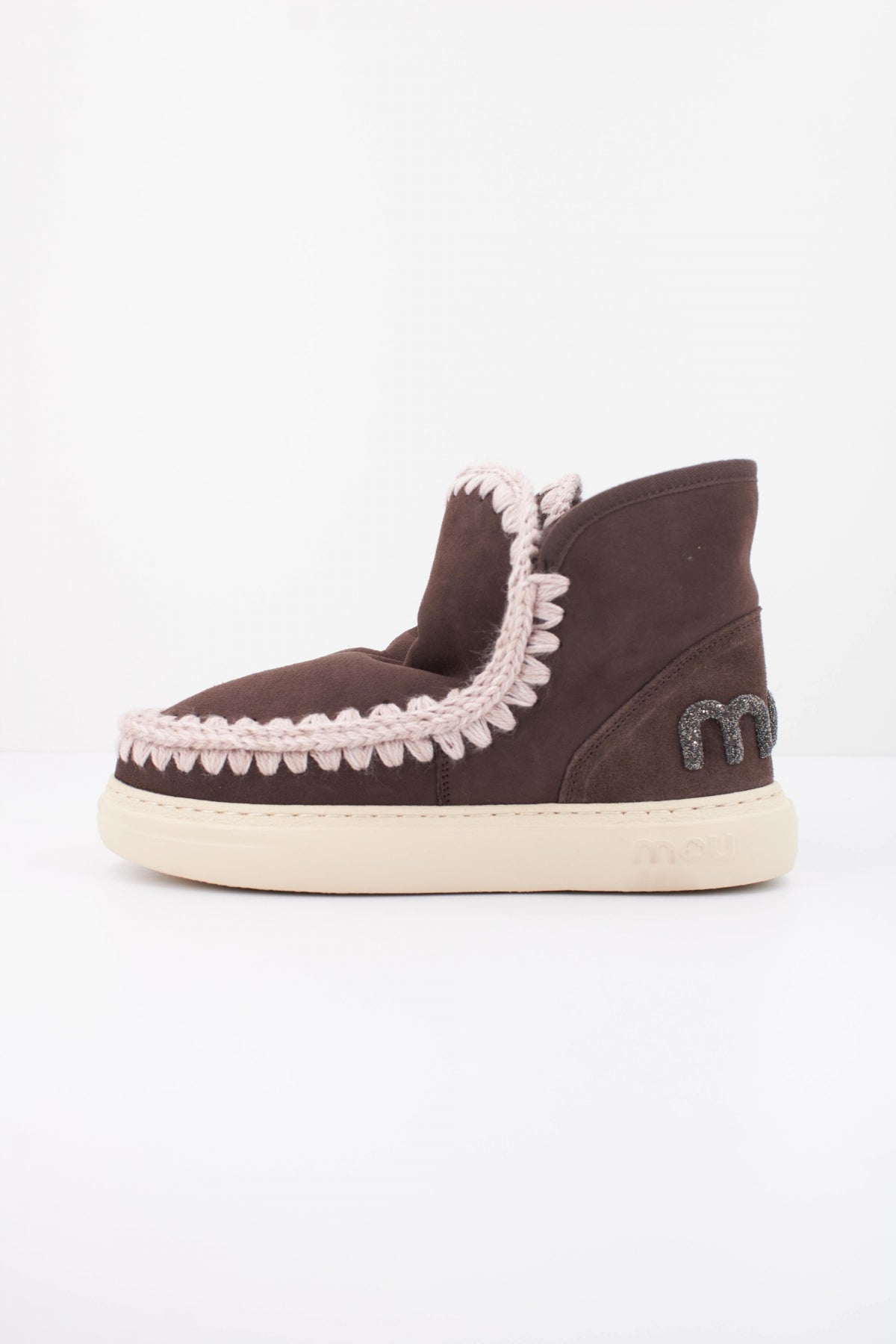 MOU ESKIMO SNEAKER BOLD GLIT. en color MARRON  (1)