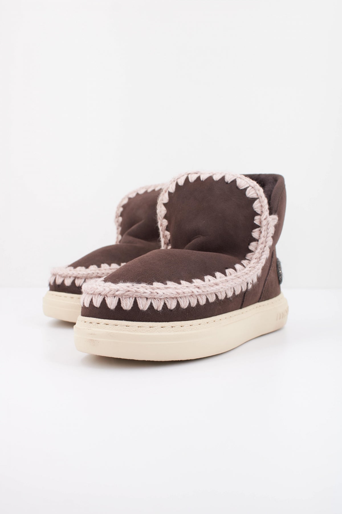 MOU ESKIMO SNEAKER BOLD GLIT. en color MARRON  (2)