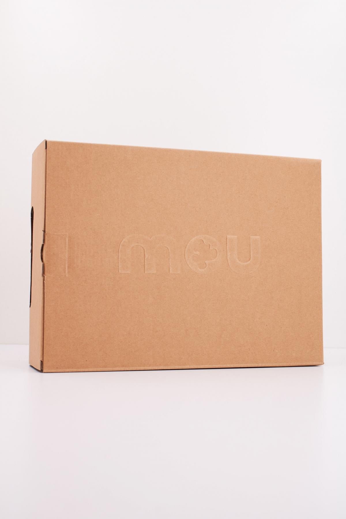 MOU BOUNCE CLOG METAL LOGO en color MARRON  (6)