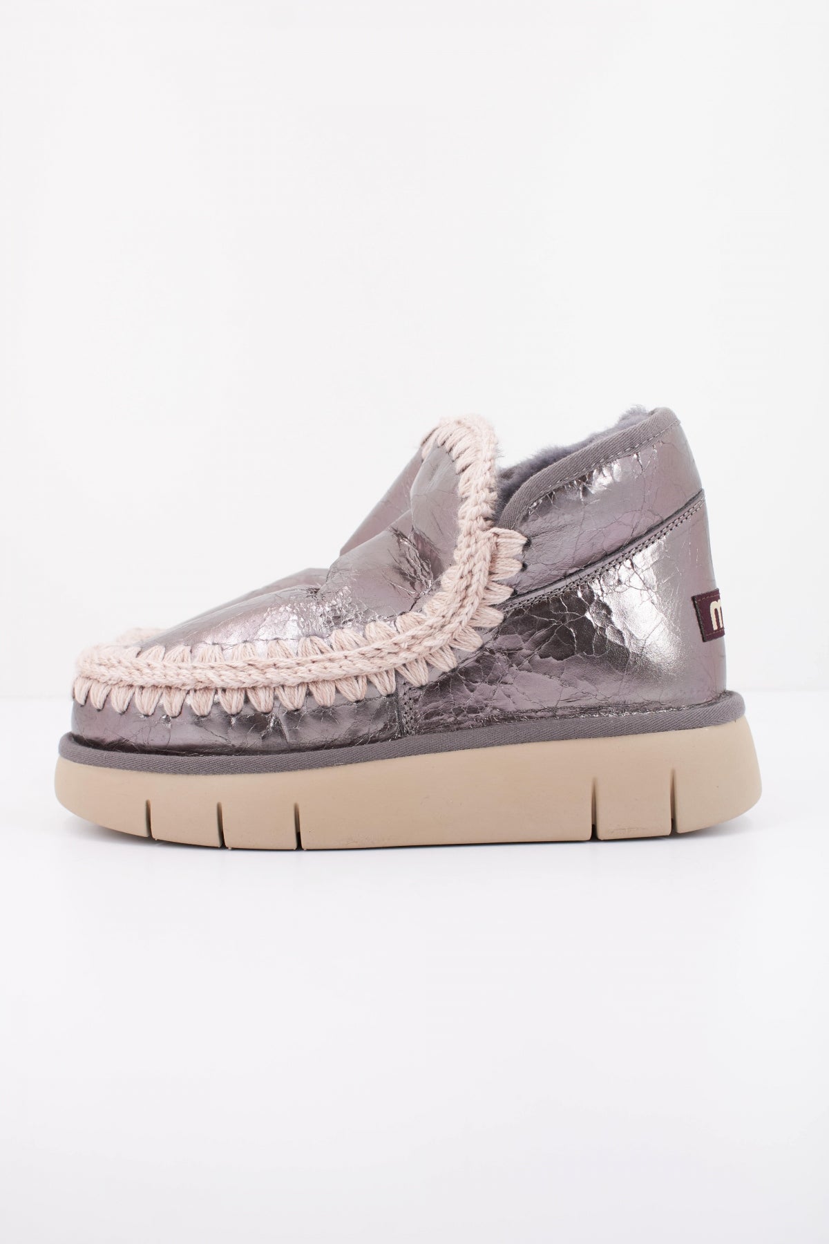 MOU ESKIMO BOUNCE SNEAKER en color PLATA  (1)