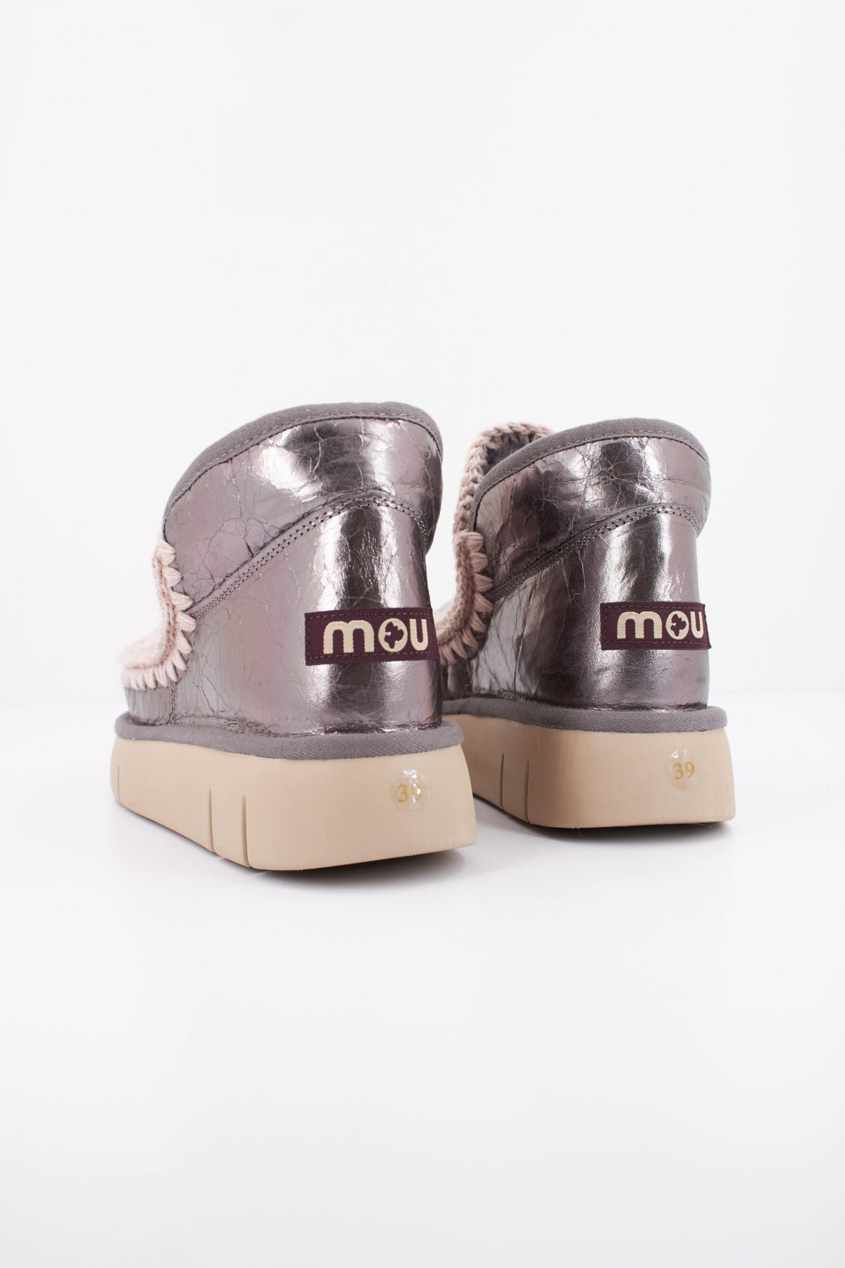 MOU ESKIMO BOUNCE SNEAKER en color PLATA  (4)