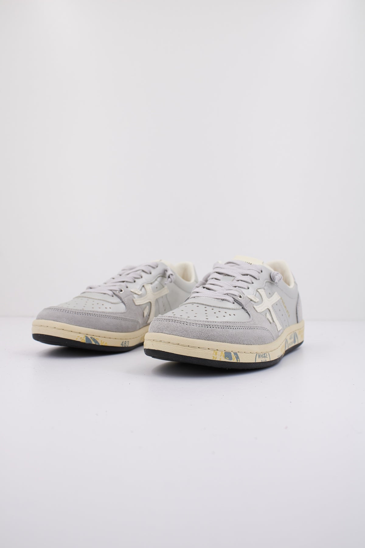 PREMIATA BSKT CLAYD   en color PLATA  (2)