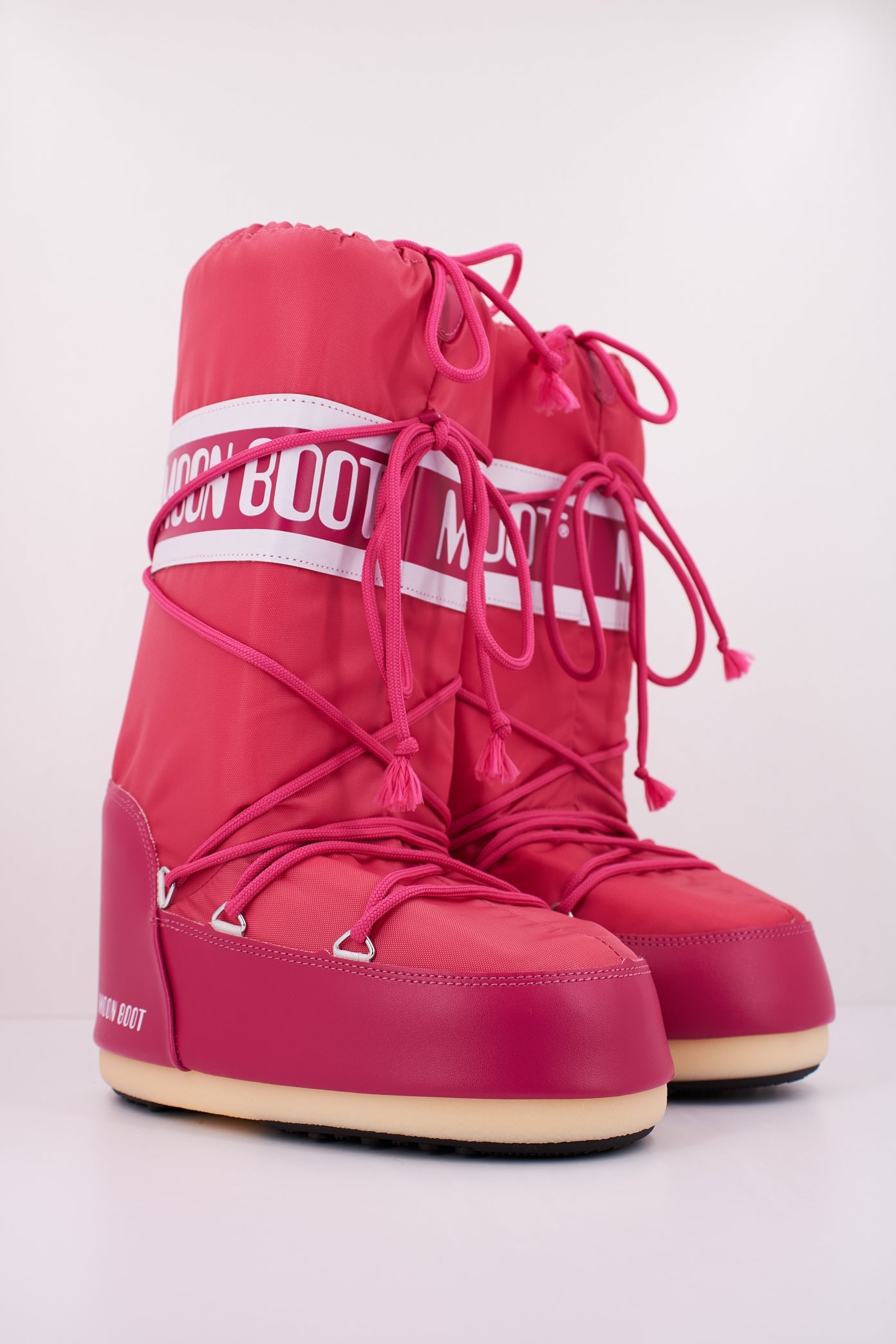 MOON BOOT  MB ICON NYLON en color ROSA  (2)
