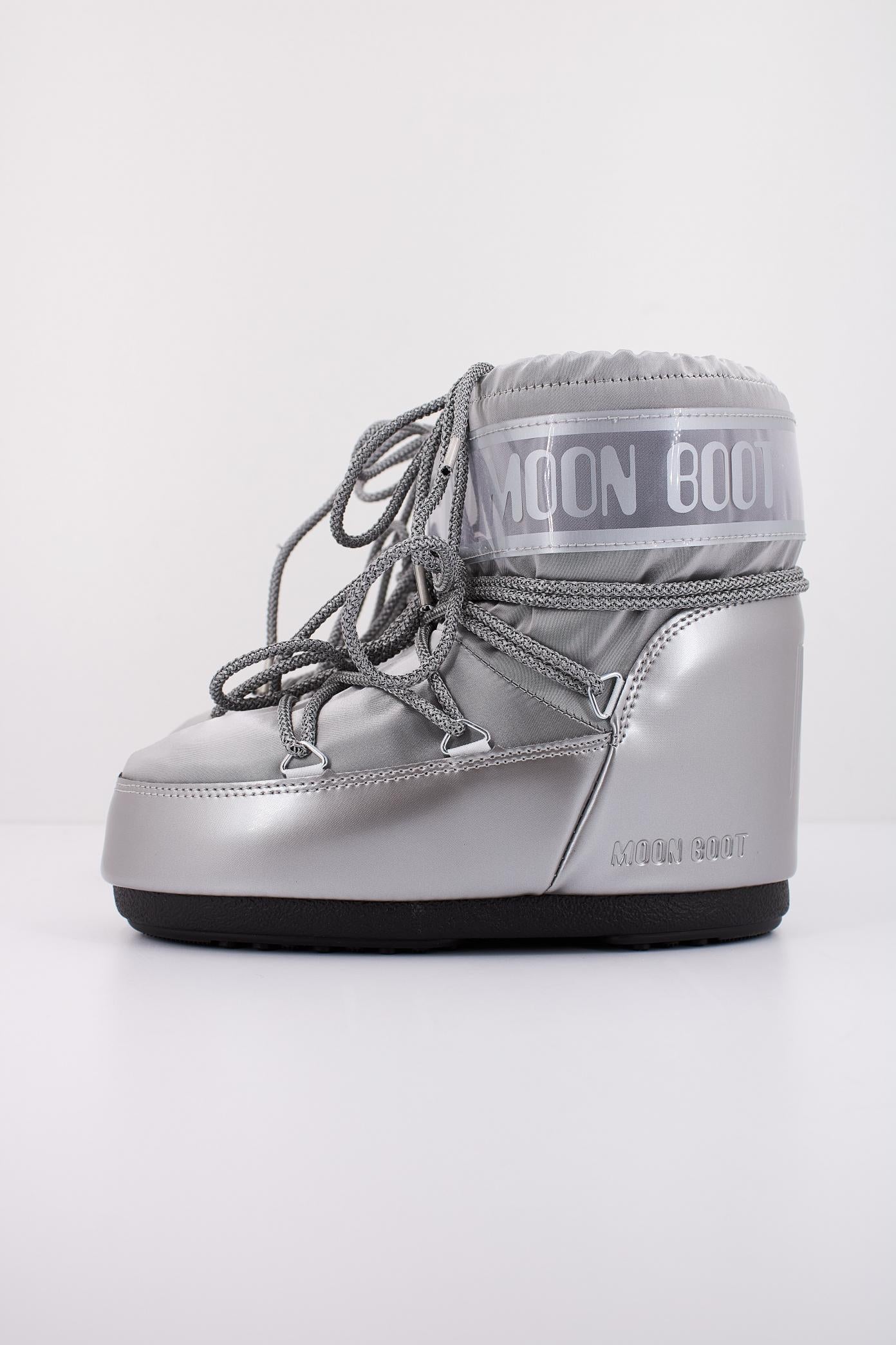 MOON BOOT MB ICON LOW GLANC en color GRIS  (1)