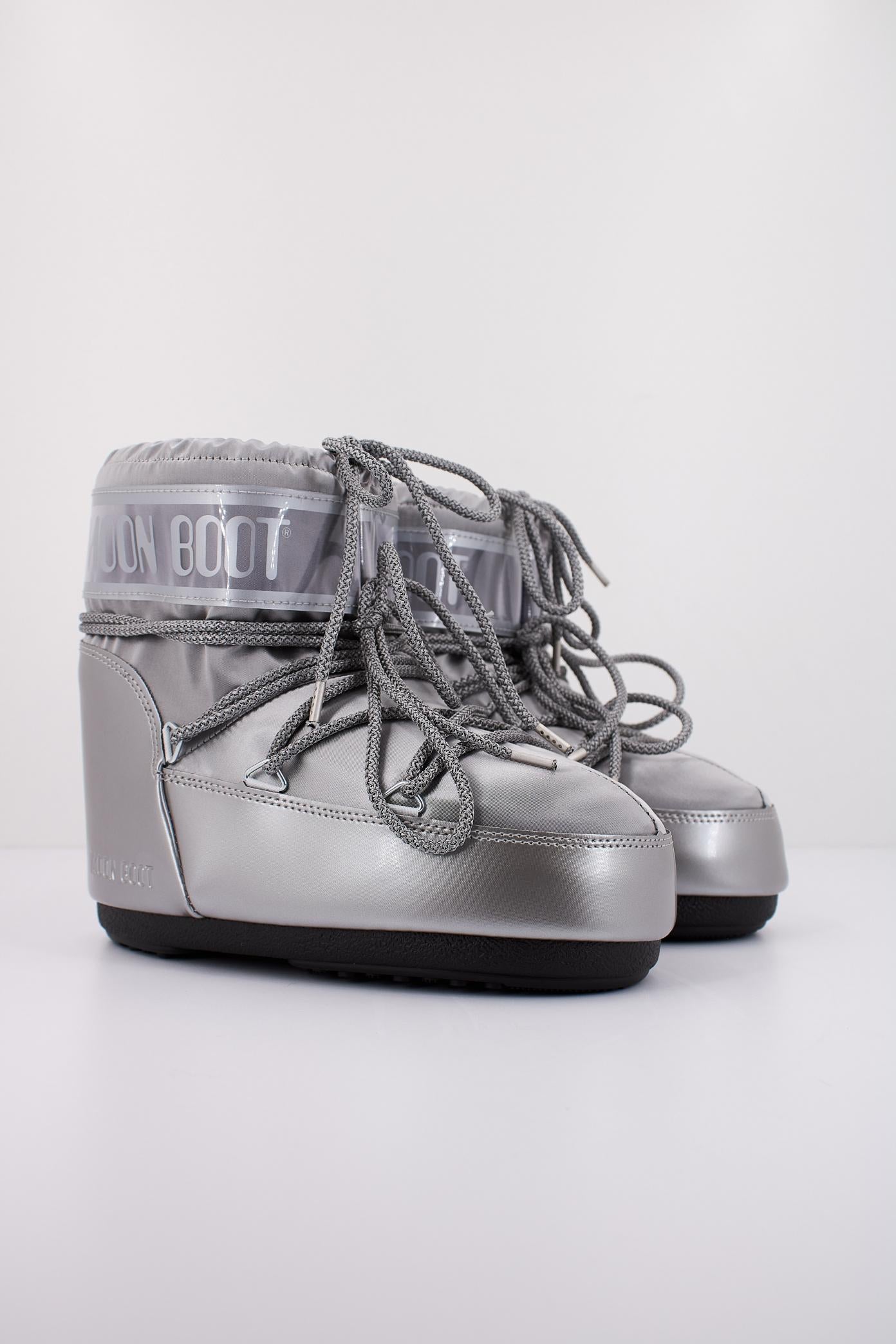MOON BOOT MB ICON LOW GLANC en color GRIS  (2)