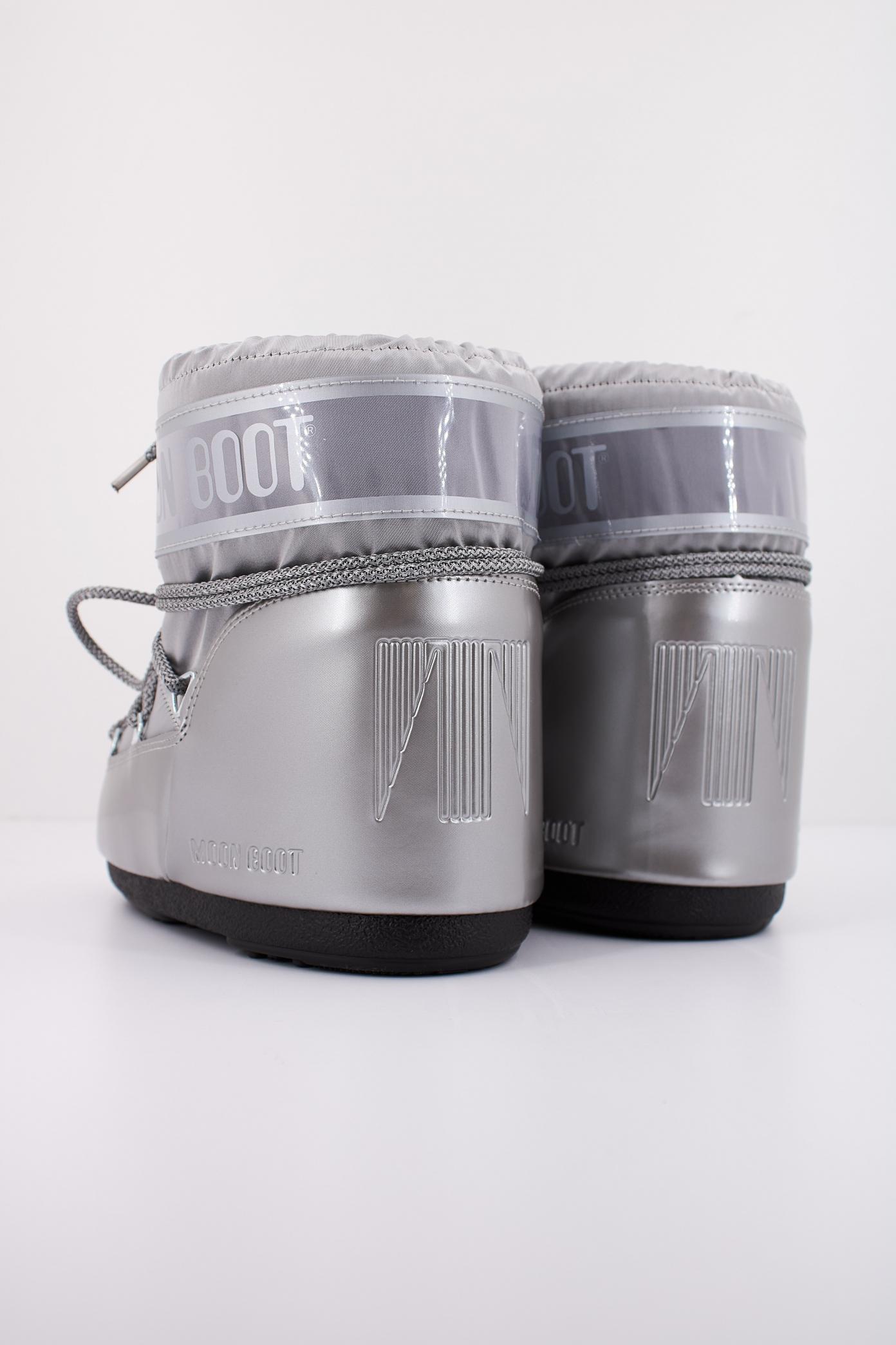 MOON BOOT MB ICON LOW GLANC en color GRIS  (4)