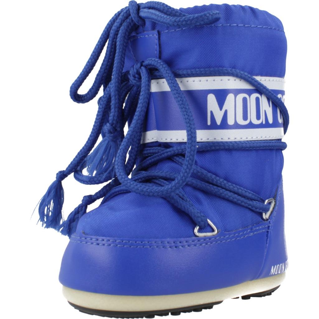 MOON BOOT MB ICON MINI NYLO en color AZUL  (1)