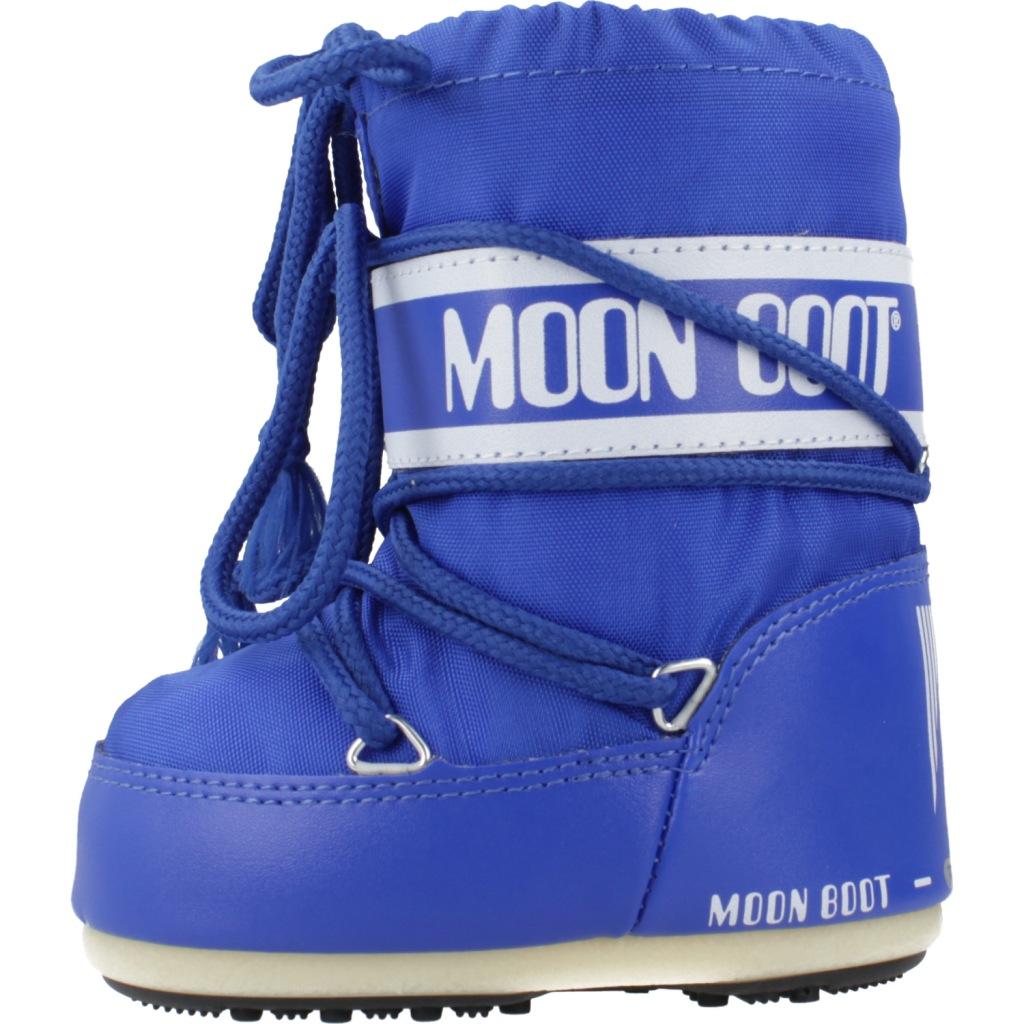 MOON BOOT MB ICON MINI NYLO en color AZUL  (2)