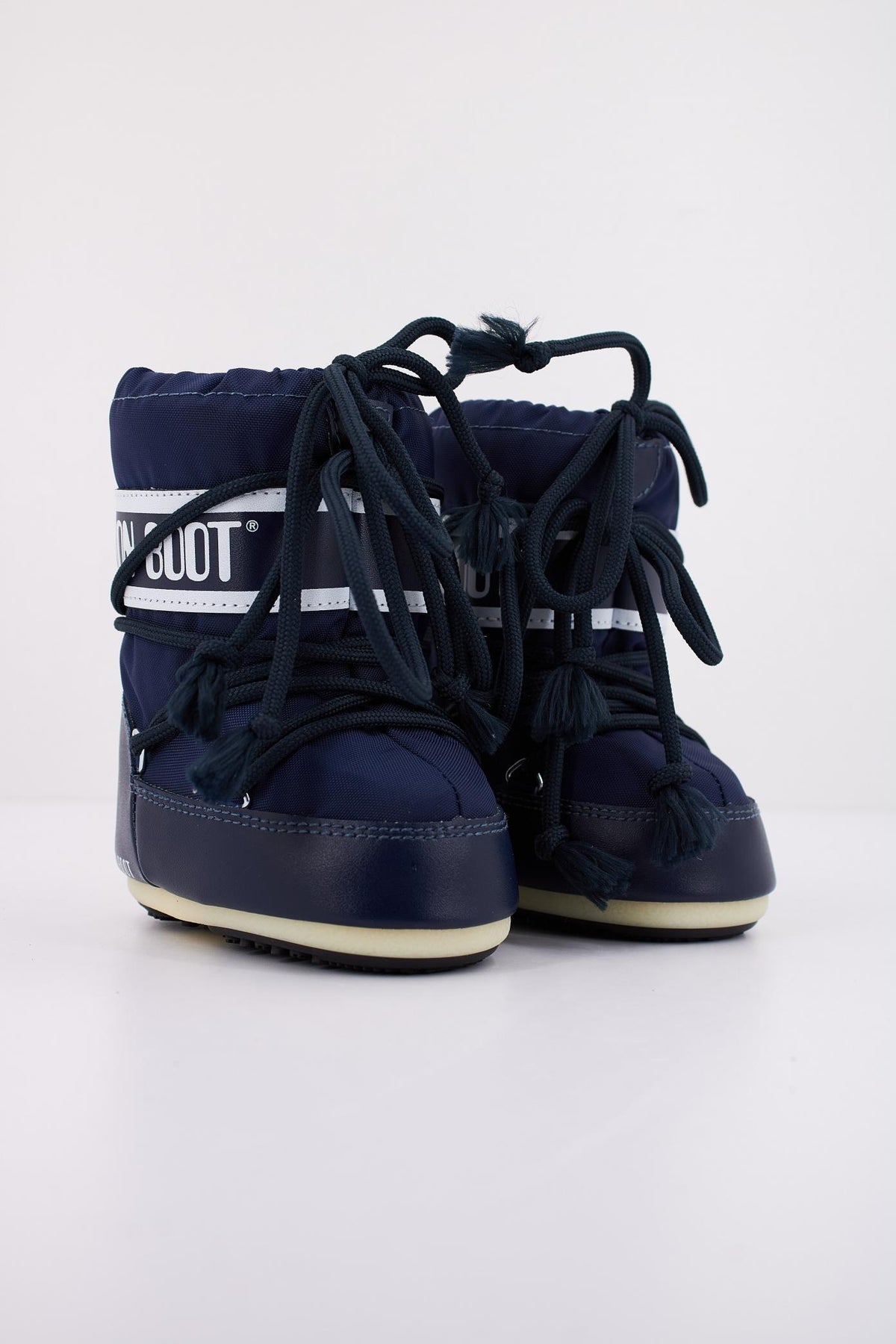 MOON BOOT ICON MINI NYLON   en color AZUL  (2)