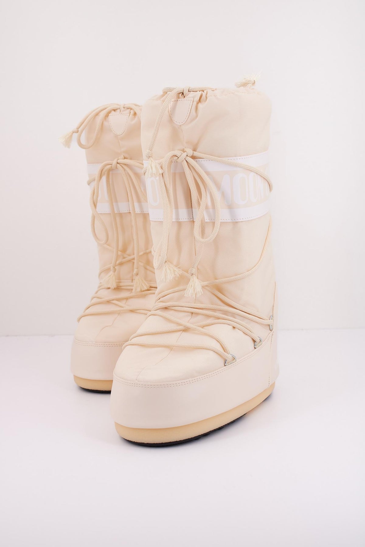 MOON BOOT ICON NYLON   en color BEIS  (2)
