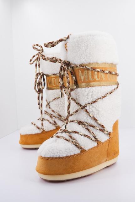 MOON BOOT ICON SHEARLING   en color MARRON CLARO  (1)