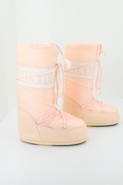 MOON BOOT ICON NYLON   en color ROSA  (4)