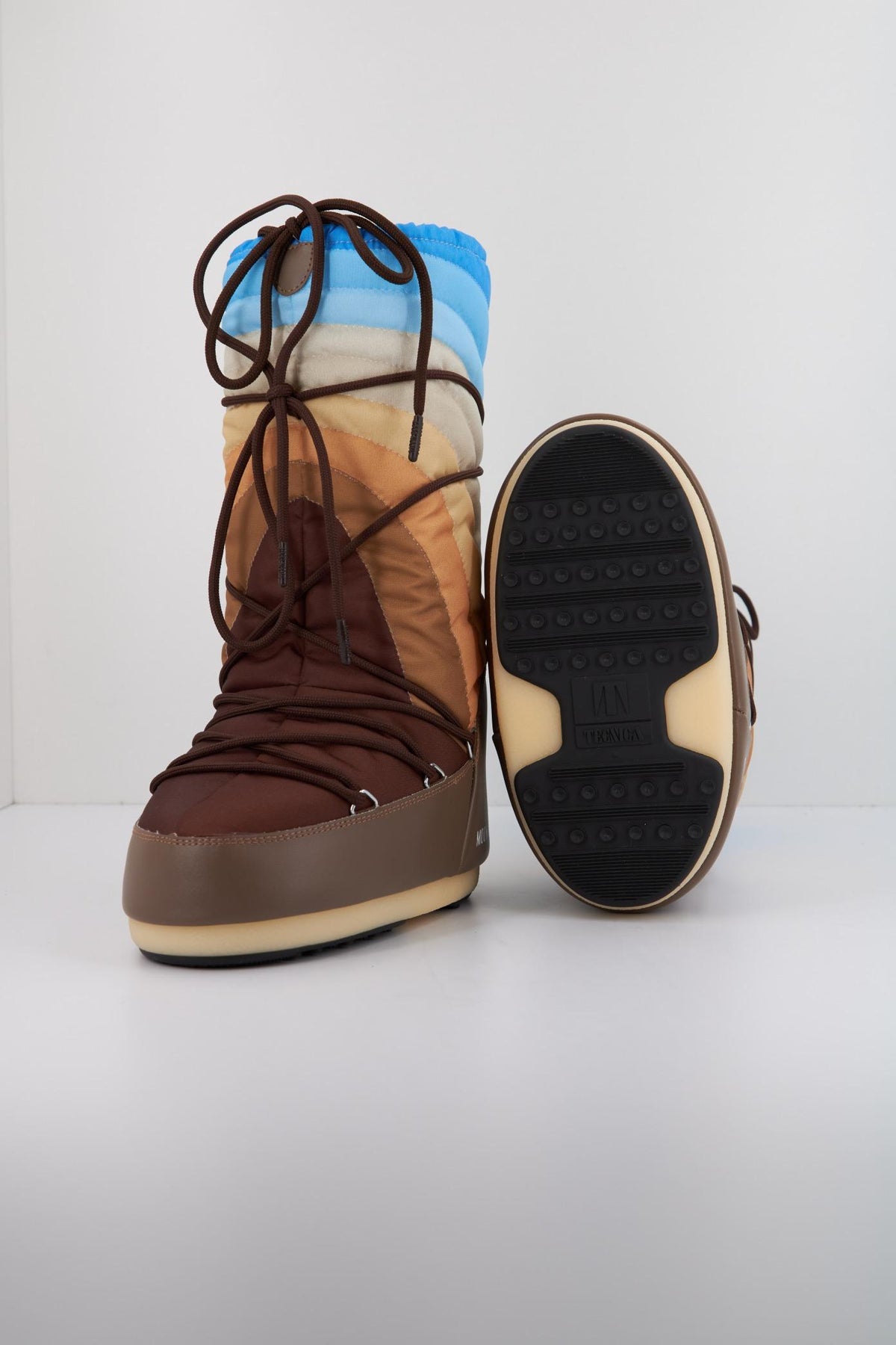 MOON BOOT ICON RAINBOW   en color MARRON  (4)