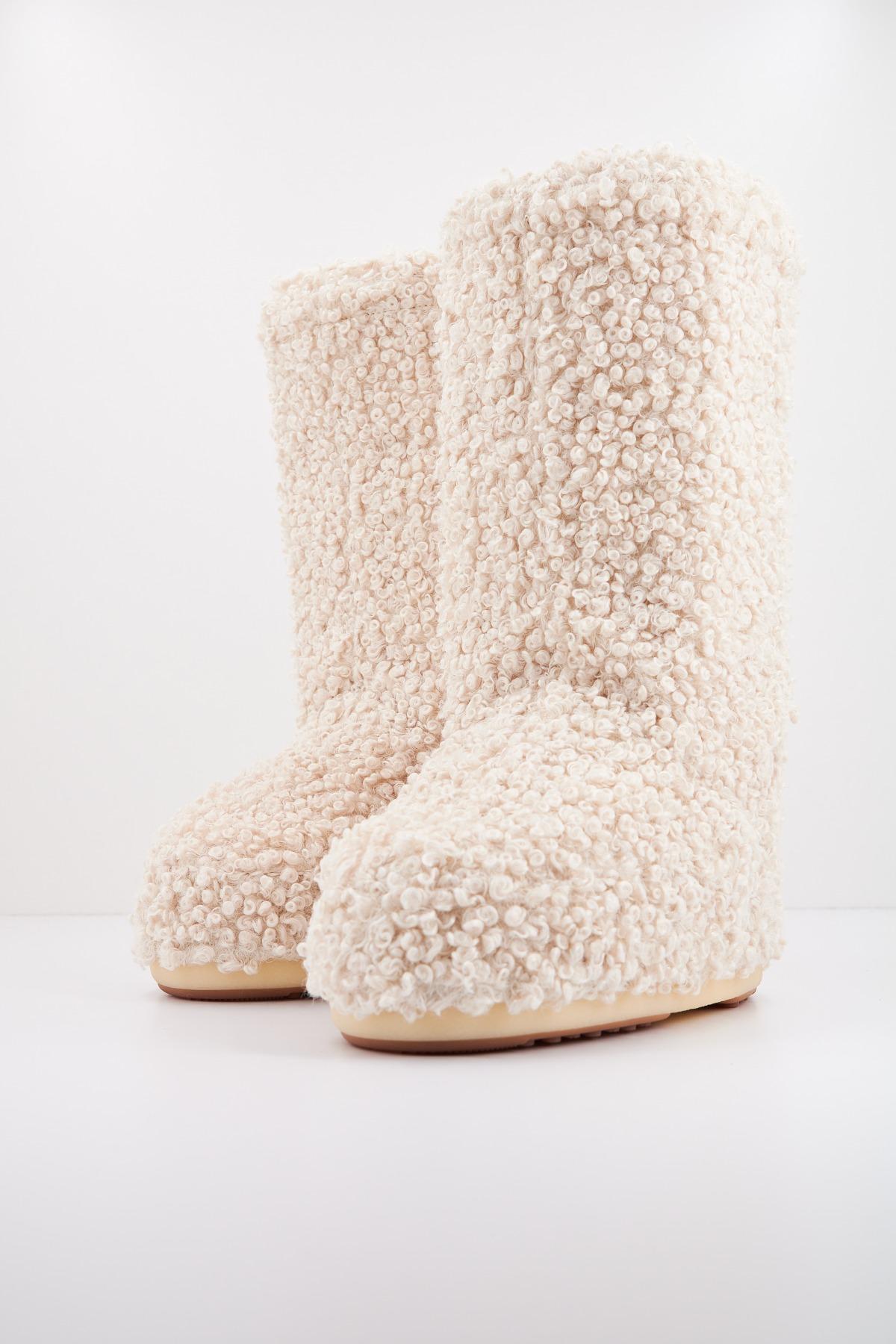 MOON BOOT ICON FAUX CURLY   en color BLANCO  (2)
