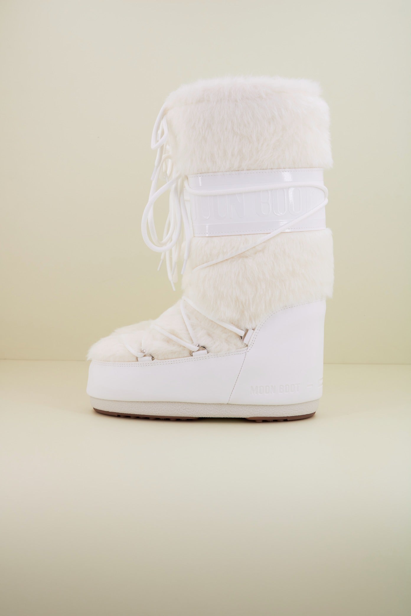 MOON BOOT MB ICON FAUX FUR en color BLANCO  (1)