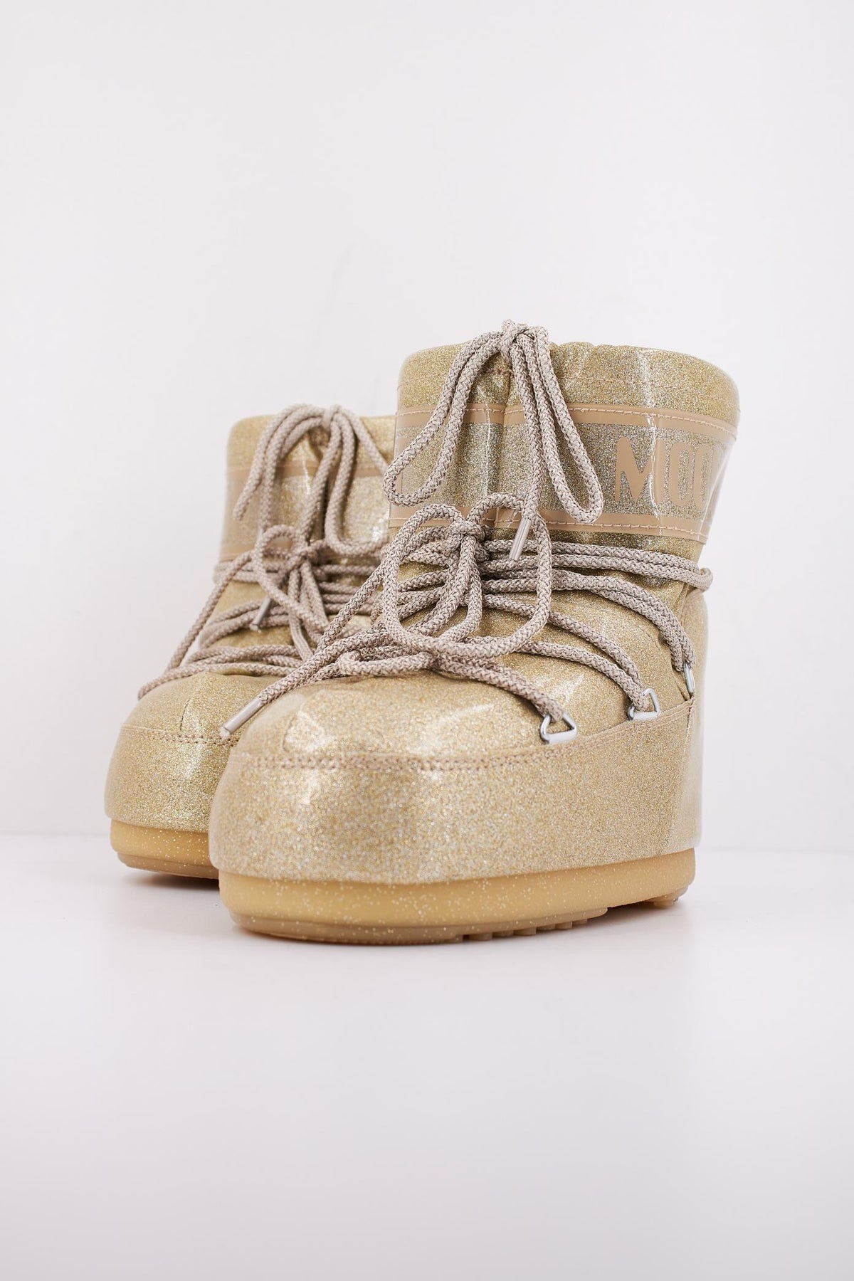 MOON BOOT ICON LOW GLITTER   en color ORO  (2)