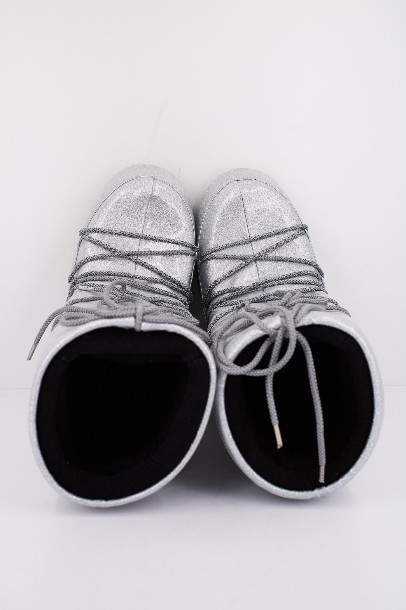 MOON BOOT MB ICON GLITTER en color PLATA  (3)