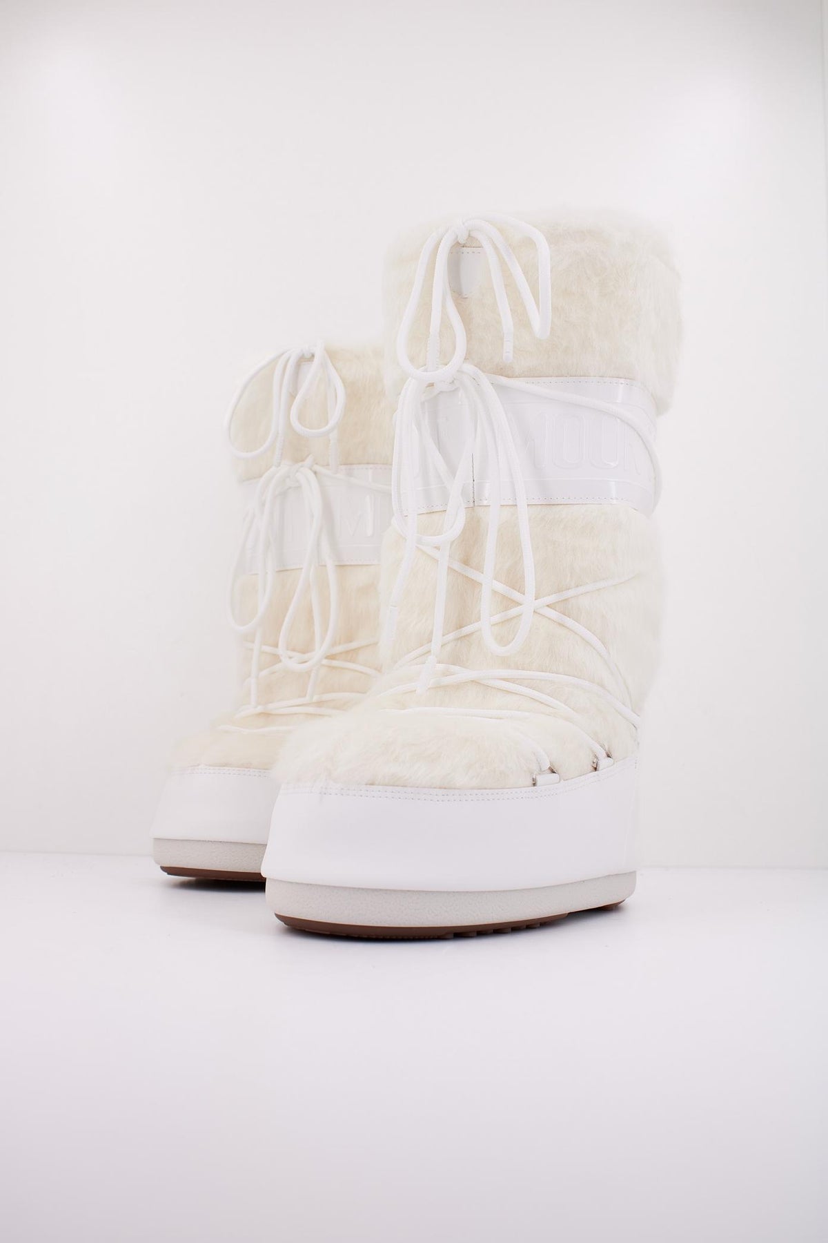 MOON BOOT ICON FAUX FUR   en color BLANCO  (2)