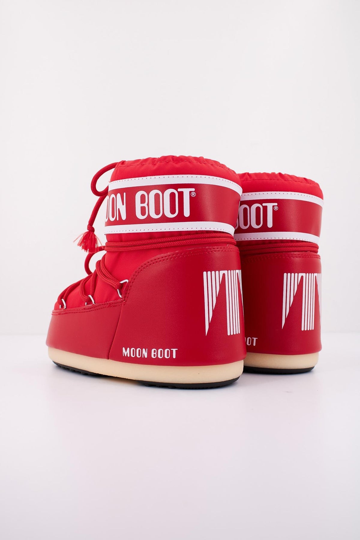MOON BOOT ICON LOW NYLON  K en color ROJO  (4)