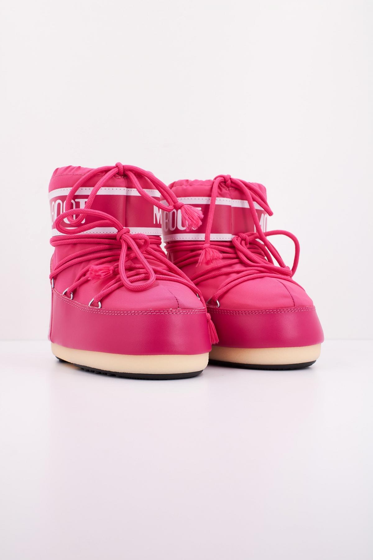 MOON BOOT ICON LOW NYLON  K en color ROSA  (2)