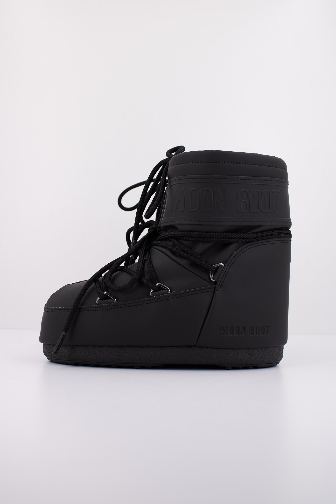 MOON BOOT  MB ICON LOW RUBBE en color NEGRO  (1)