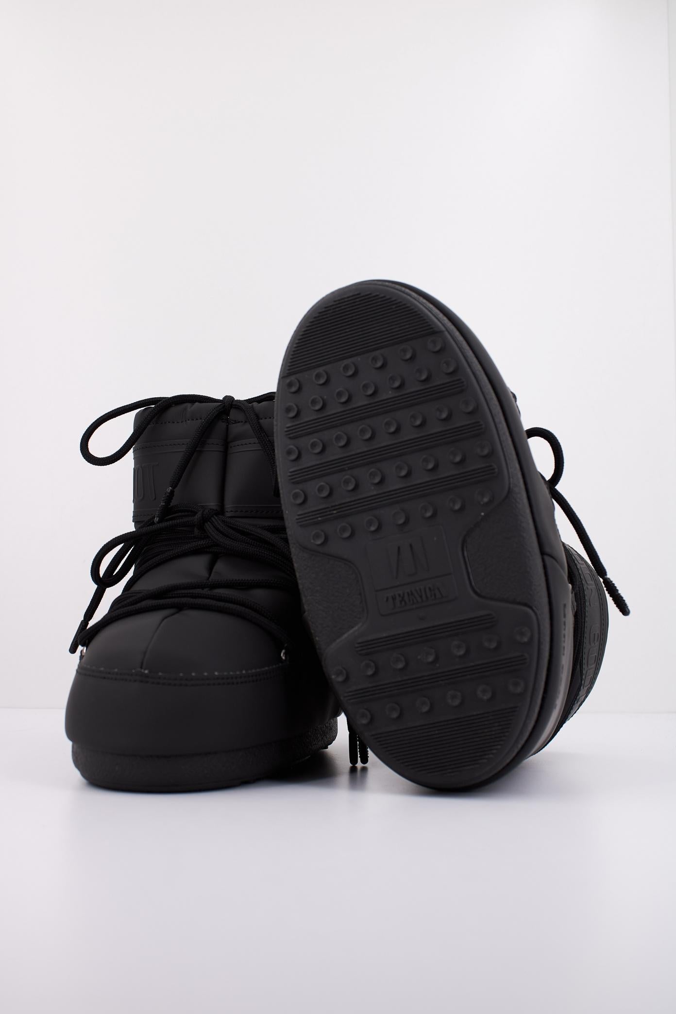 MOON BOOT  MB ICON LOW RUBBE en color NEGRO  (5)