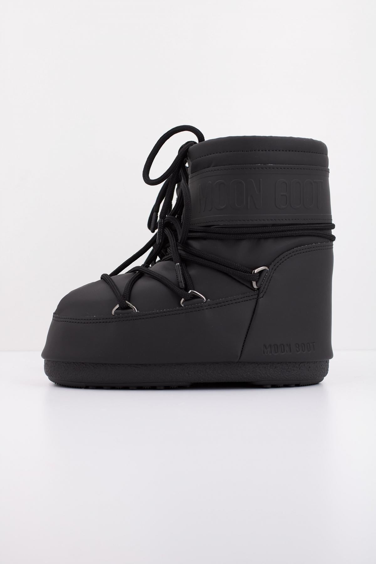 MOON BOOT ICON LOW RUBBER  K en color NEGRO  (1)