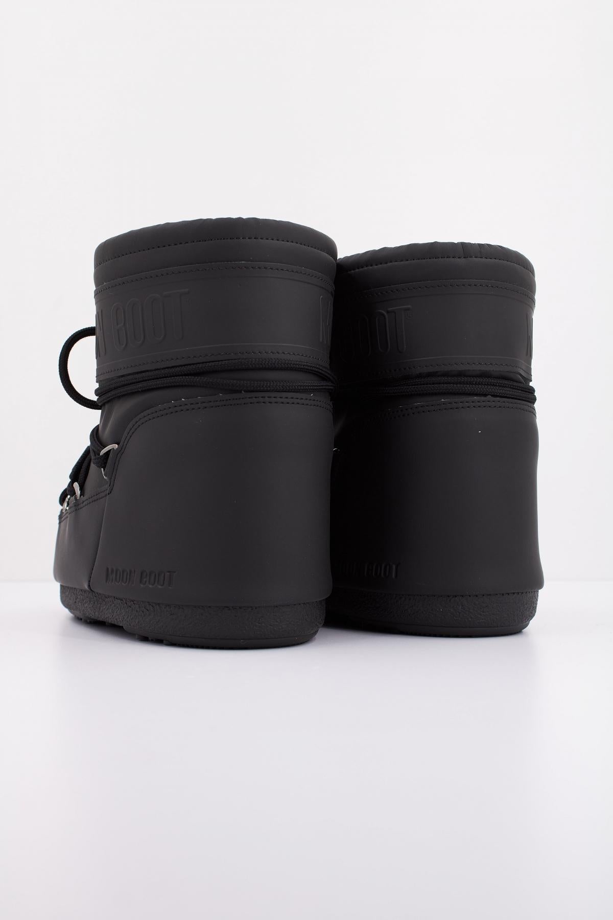 MOON BOOT ICON LOW RUBBER  K en color NEGRO  (4)