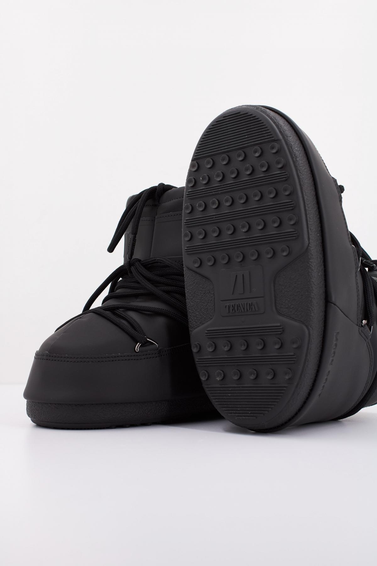 MOON BOOT ICON LOW RUBBER  K en color NEGRO  (5)