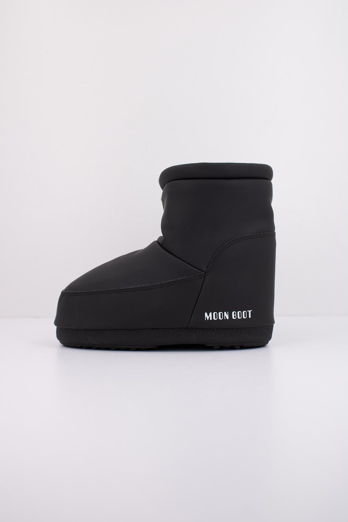 MOON BOOT ICON LOW NOLACE RUBBER  K en color NEGRO  (1)