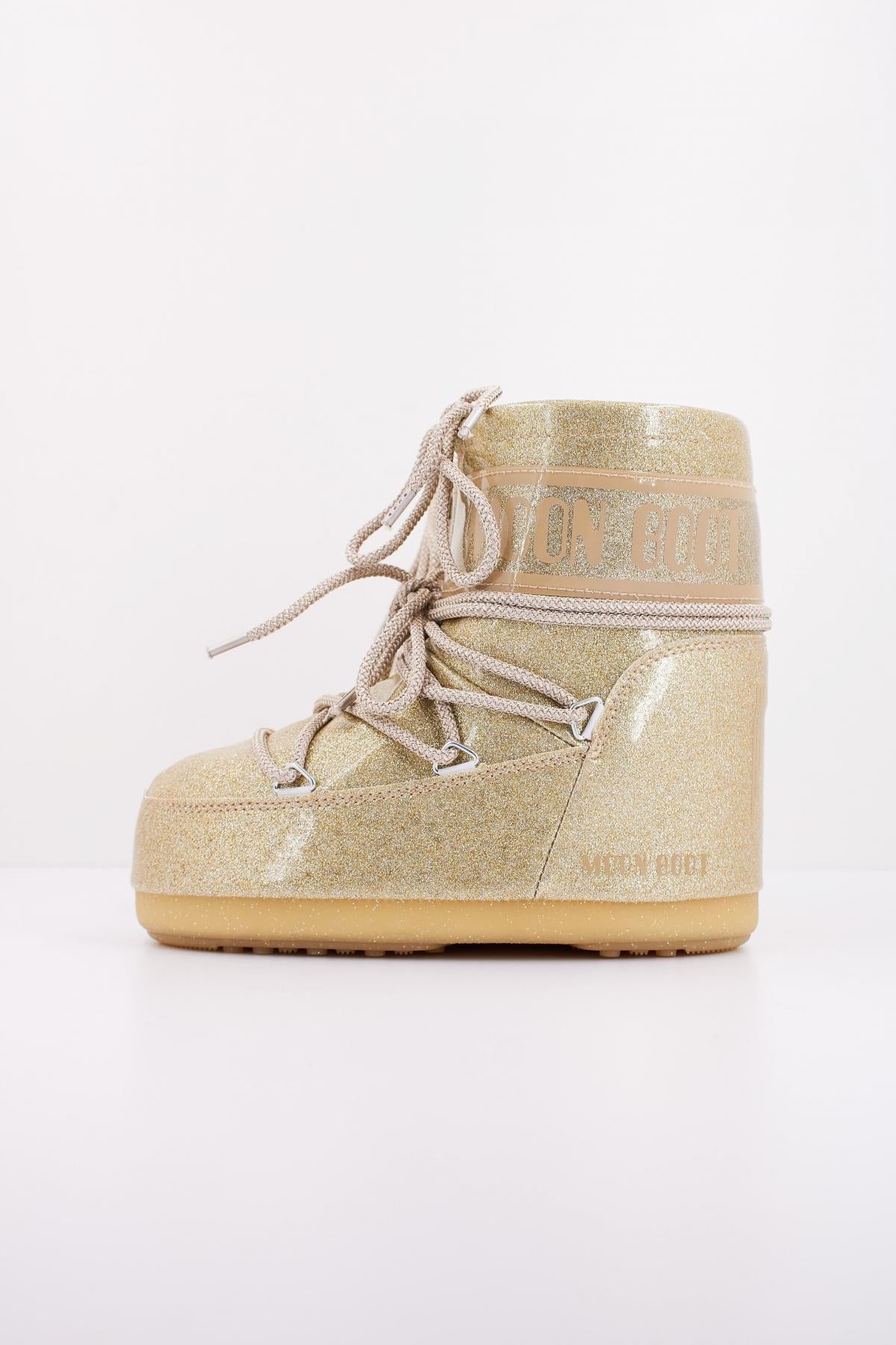 MOON BOOT ICON LOW GLITTER  K en color ORO  (1)
