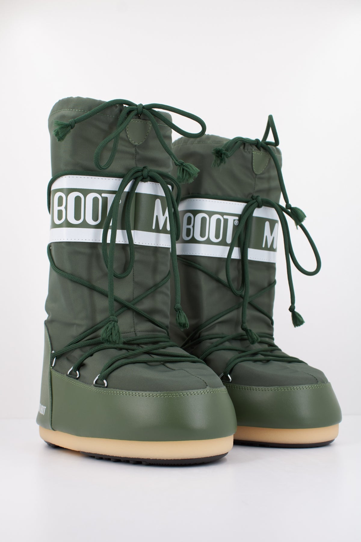 MOON BOOT MB ICON NYLON en color VERDE  (2)
