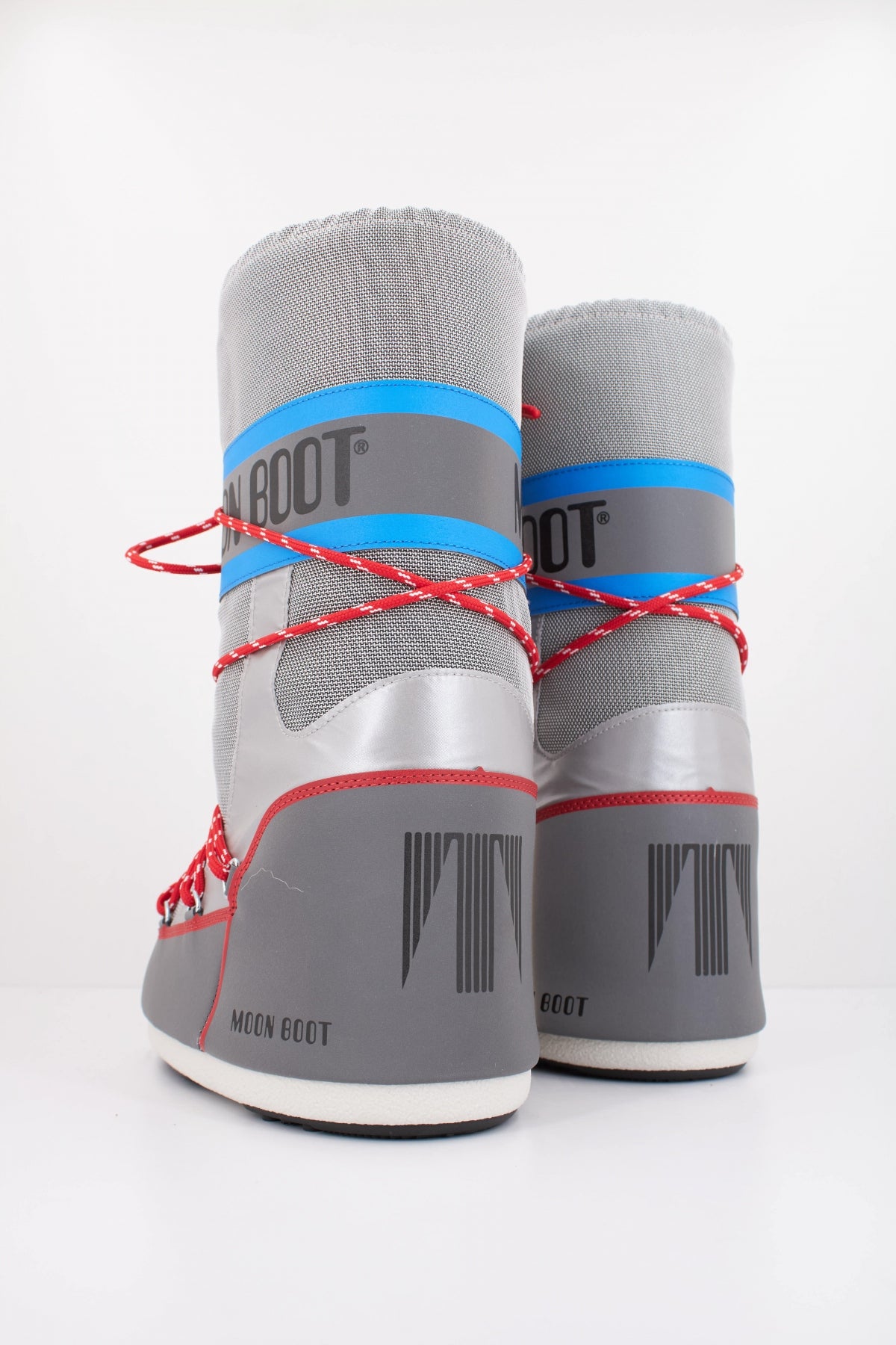 MOON BOOT MB ICON SPACE RACING en color PLATA  (4)
